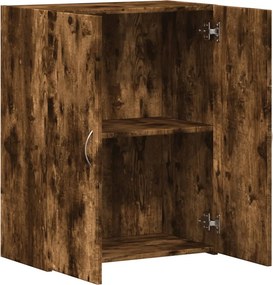 vidaXL Αρχειοθήκη Καπνιστή Δρυς 60x32x77,5 εκ. από Επεξεργασμένο Ξύλο