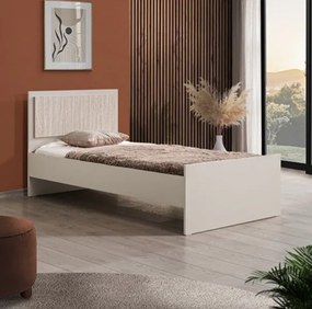 Stewehome Μοντέρνο Κρεβάτι Άμμου Κομψό &amp;amp; Ανθεκτικό Σχέδιο 90x190 cm