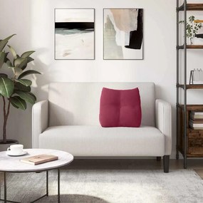 vidaXL Μαξιλάρι Πλάτης Κόκκινο 45 x 50 x 24 cm Βελούδο