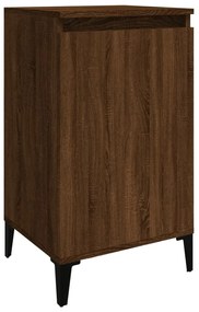 vidaXL Κομοδίνα 2 τεμ. Καφέ Δρυς 40x35x70 εκ. από Επεξεργασμένο Ξύλο