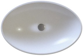 Sanitec Helios 282 Νιπτήρας Συνθετικός Επικαθήμενος 56,5x41x12cm White