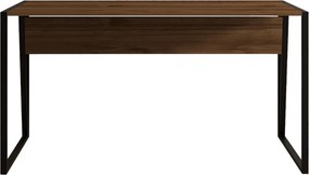 Γραφείο Καρυδί / Μαύρο FEZAS 140x70x74