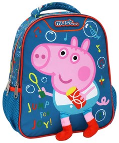Σχολική Τσάντα Νηπιαγωγείου (27x10x31) Must George Pig Jump For Joy 482734