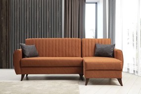 Stewehome Γωνιακός καναπές Alkon 223x130x86 cm