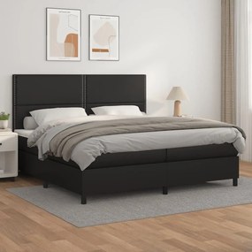 ΚΡΕΒΑΤΙ BOXSPRING ΜΕ ΣΤΡΩΜΑ ΜΑΥΡΟ 200X200 ΕΚ. ΣΥΝΘΕΤΙΚΟ ΔΕΡΜΑ 3142803