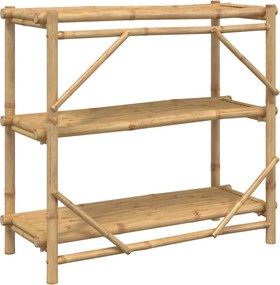 vidaXL Ραφιέρα 3 Επιπέδων 100x40x90 εκ. από Μπαμπού