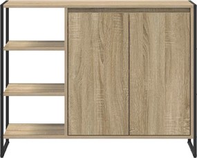 vidaXL Βοηθητικό ντουλάπι Σονόμα 96.5 x 30 x 75 εκ Επεξεργασμένο ξύλο