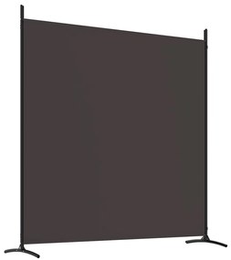 vidaXL Διαχωριστικό Δωματίου με 4 Πάνελ Καφέ 698x180 εκ. από Ύφασμα