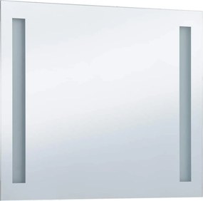 vidaXL Καθρέφτης Μπάνιου Τοίχου με LED 80 x 60 εκ.