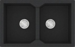 Sanitec Ultra Granite 806 (79x50) - Γρανιτένιος νεροχύτης - Graphite