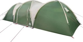vidaXL Οικογενειακή σκηνή θόλος 8 ατόμων πράσινο αδιάβροχο