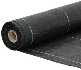 vidaXL Μεμβράνη Εδαφοκάλυψης Μαύρη 0,5x150 μ. από Πολυπροπυλένιο