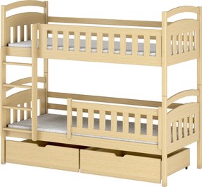 IGNAŚ 80x160 pine bunk bed Lano Furniture