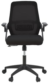 Καρέκλα Γραφείου Reji με Μesh Ύφασμα Μαύρο 58x60x89-99εκ. 58x60x99 εκ.