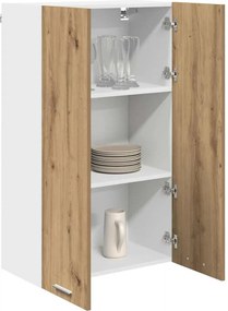 vidaXL Κρεμαστό ντουλάπι με αποθήκευση Artisan Oak 60 x 31 x 100 εκ.