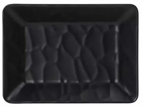 Μπωλ Ορθογώνιο Wavy Matte Mlb472K72-6 17X12,5cm Black Espiel Μελαμίνη