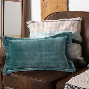 Διακοσμητικό Μαξιλάρι Βελουτέ (38x58) A-S Cuddly Bleu Givre 204413C