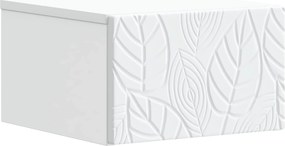 vidaXL Τραπεζάκι Τοίχου 2 τμχ. Λευκό 34,5 x 33 x 20 εκ.