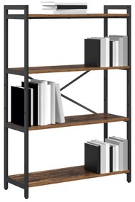 vidaXL Βιβλιοθήκη Παλαιό ξύλο 80 x 30 x 118 εκ Μοριοσανίδα