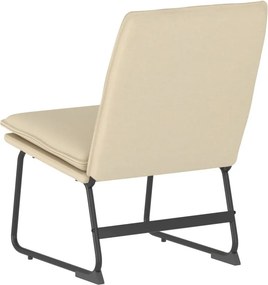 vidaXL Πολυθρόνα Κρεμ 52 x 75 x 76 εκ. Υφασμάτινη
