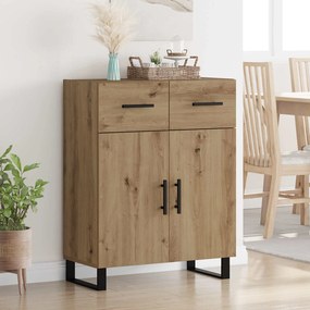 vidaXL Πλαϊνό γραφείο Artisan Oak 69,5 x 34 x 90 εκ.