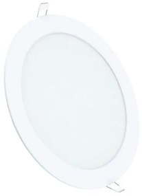 Φωτιστικό Πάνελ Χωνευτό LED 18W Λευκό 3CCT Slim Φ22cm Just Led 222001810 InLight 222001810 Λευκό