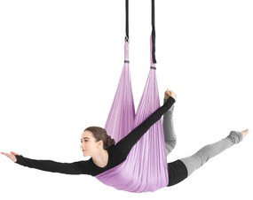 Amila Κούνια Yoga 40D (Less Elastic) 5m Violet (96926)