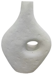 Επιδαπέδιο Βάζο Fiberclay Λευκό ESPIEL 20x40x73εκ. LOF101
