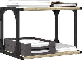 vidaXL Βάση Εκτυπωτή 2 Επιπέδων Sonoma Δρυς 41x28x33,5 εκ Επεξ. Ξύλο