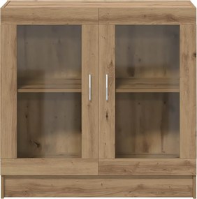 vidaXL Βιβλιοθήκη Artisan Δρυς 82,5x30,5x80 εκ. Επεξεργασμένο Ξύλο