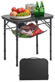 VEVOR 60cm Folding Portable Camping Table Aluminum Picnic Table Indoor Outdoor