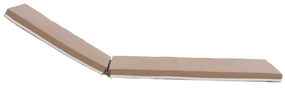 ΜΑΞΙΛΑΡΙ ΞΑΠΛΩΣΤΡΑΣ TEXTILENE 600gr/m2 2X1 SIFNOS ΜΟΚΑ HM11234.04T 196(117+1+78)x58x6 εκ.