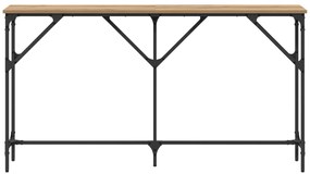 vidaXL Κονσόλα Ξύλο Δρυός 140x23x75 εκ. Επεξεργασμένο Ξύλο