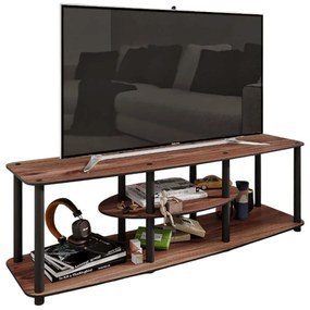 Έπιπλο Τηλεόρασης Mesivo 282PTR1601 120x38x35cm Walnut