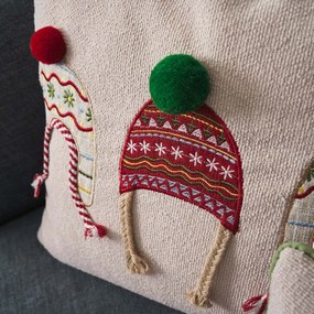 Χριστουγεννιάτικη Μαξιλαροθήκη (43x43) Gofis Home Xmas 298