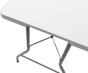 Τραπέζι catering Rodeo pakoworld πτυσσόμενο-βαλίτσα λευκό 183x76x74εκ