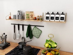 Wall Shelf Dekoratif Duvar Rafı Gold
Brown