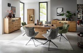 Tibet Τράπεζι Μασίφ Ακακία Σκούρο Καφέ 180x100x77