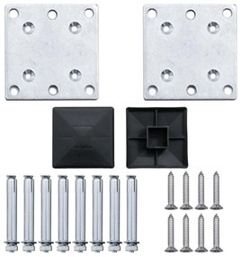 vidaXL Πάνελ Περίφραξης Καφέ 180 x 105 εκ. από WPC