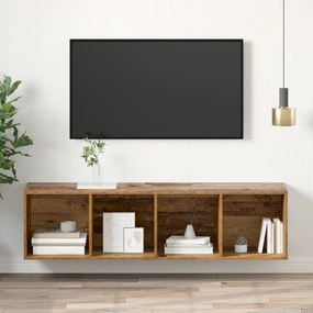 vidaXL Ντουλάπι TV Παλαιό ξύλο 37 x 37 x 142.5 εκ Επεξεργασμένο ξύλο