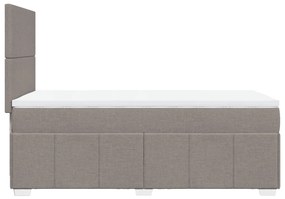 ΚΡΕΒΑΤΙ BOXSPRING ΜΕ ΣΤΡΩΜΑ TAUPE 80X200 ΕΚ. ΥΦΑΣΜΑΤΙΝΟ 3293792