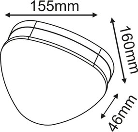 Απλίκα κήπου LED Latch Triangle