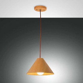 Φωτιστικό Οροφής Esino 3630-40-215 Oak Fabas Luce Μέταλλο,Ξύλο