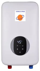 Cronus O'ring C70 Επιτοίχιος Ταχυθερμοσίφωνας Κεντρικός Μονοφασικός 7kW Λευκός