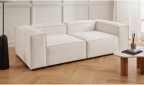 Stewehome Διθέσιος Καναπές Σαλονιού 2τμχ λευκό 220x110x70 cm