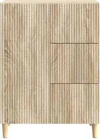 vidaXL Πλαϊνό γραφείο Sonoma Δρυς 66 x 34,5 x 90 εκ Επεξεργασμένο Ξύλο