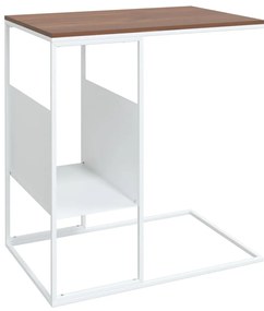 vidaXL Τραπέζι Βοηθητικό Λευκό 55x36x59,5 εκ. από Επεξεργασμένο Ξύλο