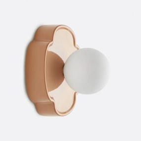 Απλίκα λουλούδι από κεραμικό και οπαλίνα, Holi