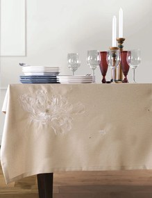 Makis Tselios Home Τραπεζομάντηλο με Κέντημα Scarlet 140x180εκ.