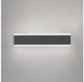 Απλίκα Φωτιστικό Τοίχου 2xLED 9,5W IP54 3000K Riga Zafferano-LD0108G3-Γκρι LD0108G3